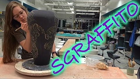 Ceramics Underglaze & Sgraffito Time-Lapse | PART ONE