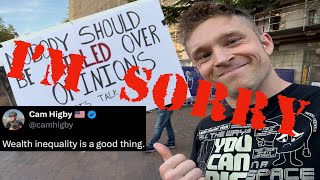 My Apology To Cam Higby, And My Community