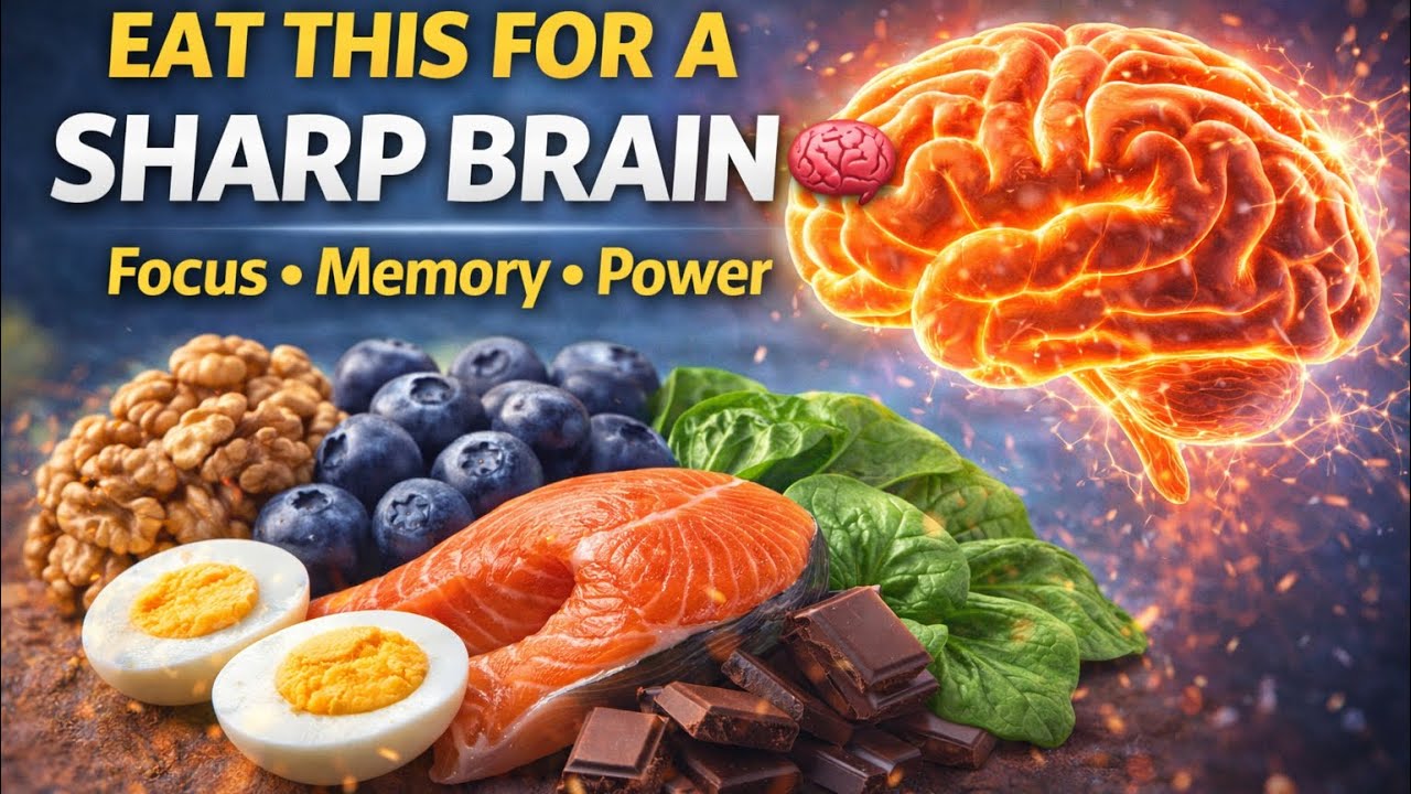 Brain-Boosting Foods 🧠 | Eat This for Sharp Focus & Memory - YouTube