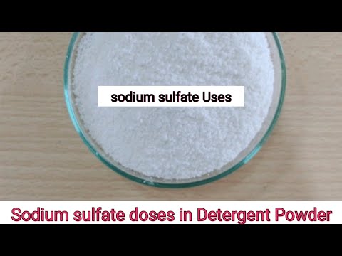 Sodium sulphate use in washing Powder | detergent Chemicals | sodium sulphate