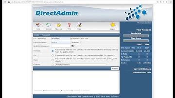 Hướng dẫn tạo FTP trong Directadmin _ FTP Management & Create FTP Account trong DirectAdmin