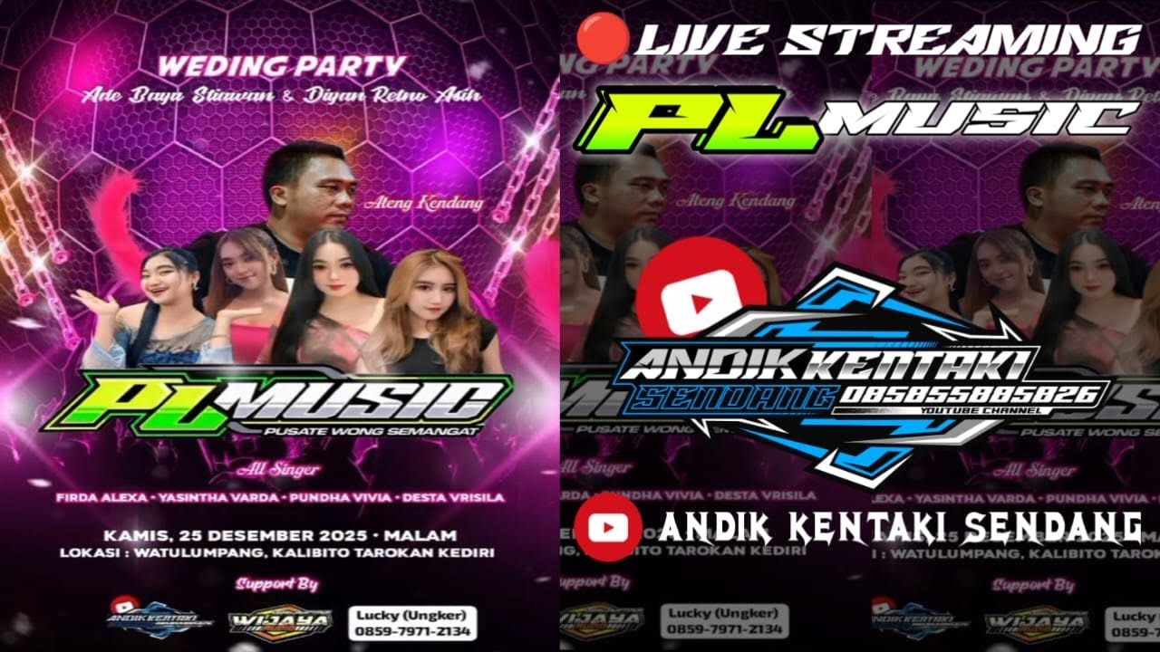 LIVE PL MUSIC KALIBOTO TAROKAN KEDIRI POWERED BY WIJAYA AUDIO