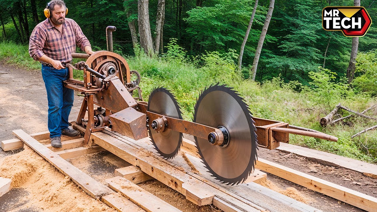 25 Mind-Blowing Firewood Processing Machines in Action! | Homemade Modern Chainsaw Machines #5
