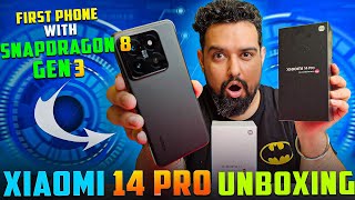 Xiaomi 14 Pro Unboxing || Snapdragon 8 Gen 3🔥 || Leica Summilux Lens || Best Flagship