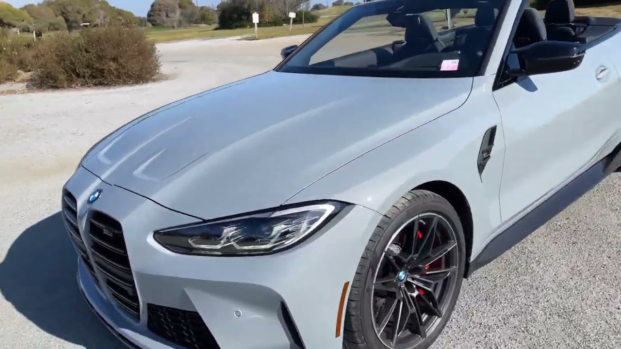 Tour the 2022 M4 Competition xDrive Convertible in Brooklyn Grey | 4K ...