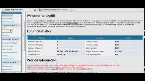 How To Create Sections And Allocate Managers In PHPBB Forum- Tutorial 5
