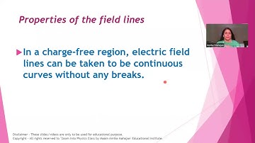 Electrostatics#20 Electric field lines properties@Zoom into Physics Class by Ma