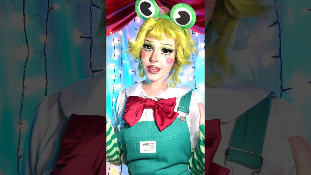 c u or not 😛 #cosplay #makeup #theamazingdigitalcircus #tadc #ribbit #cartoon