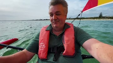 Hobie Adventure Island first sail 11th April 2023