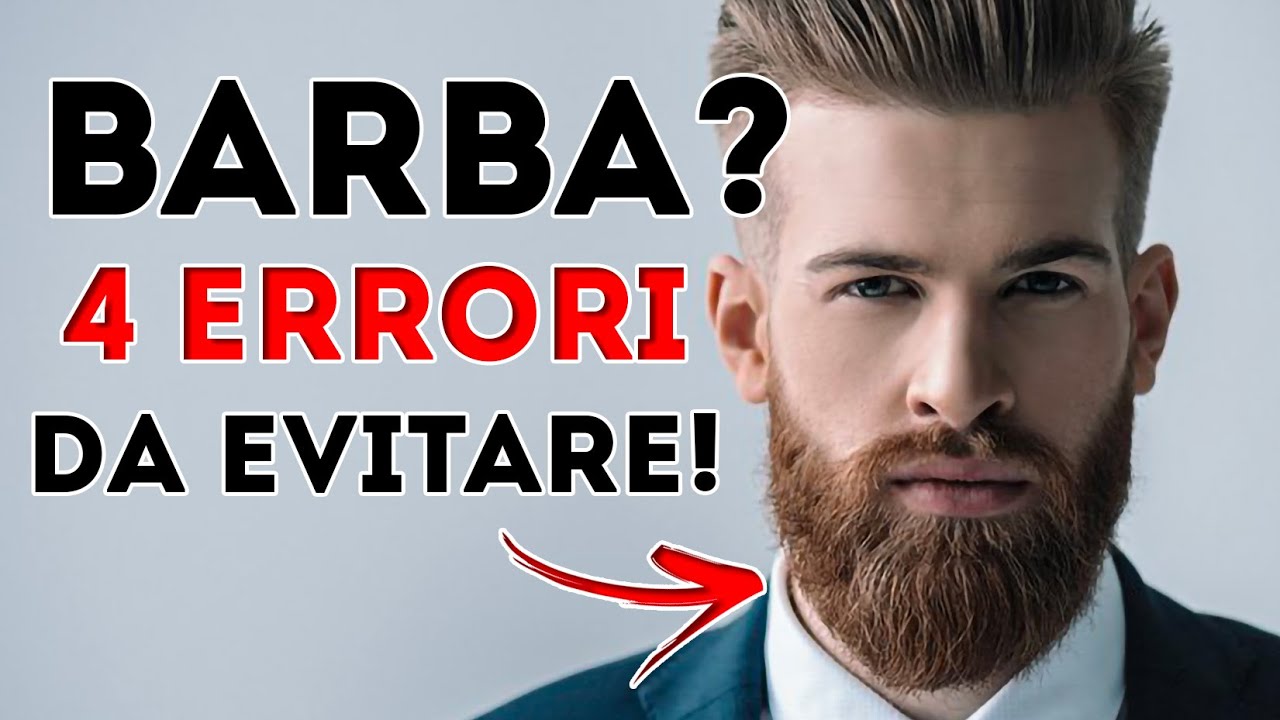 4 ERRORI da evitare se vuoi farti crescere la BARBA