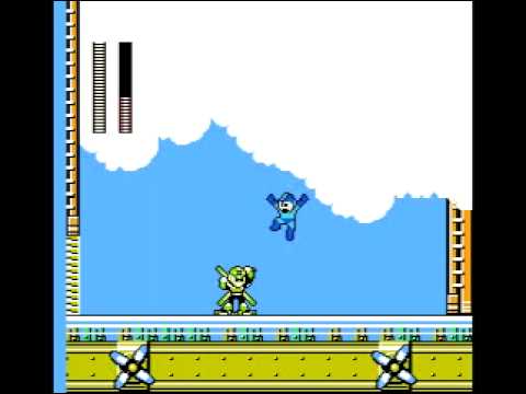 Megaman No Damage Boss Fights - Mega Man 5 - Gyroman (Buster only) - YouTube