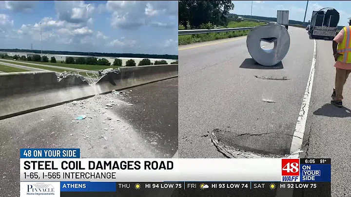 Repairs underway on I-565 flyover bridge