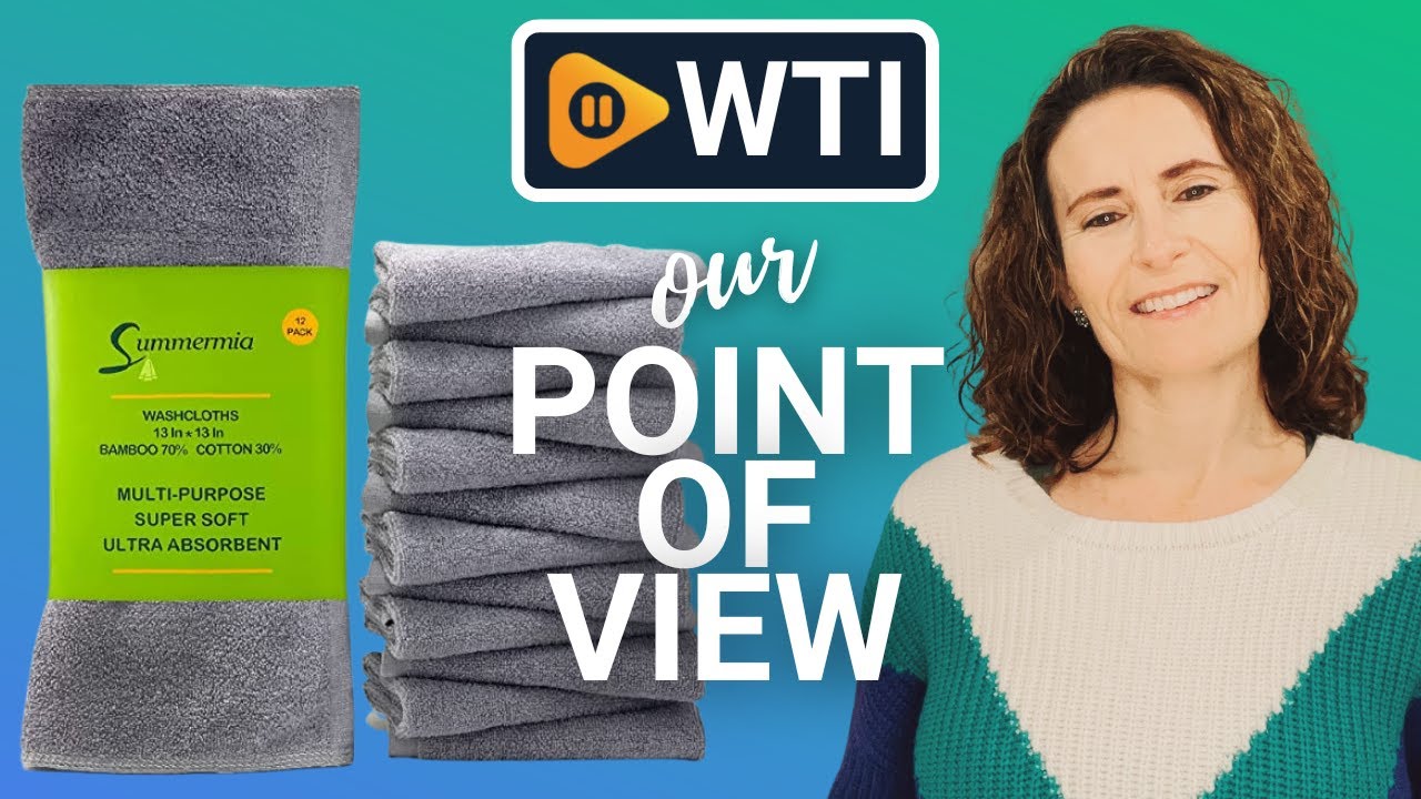 SUMMERMIA Bamboo Washcloths | Our Point Of View