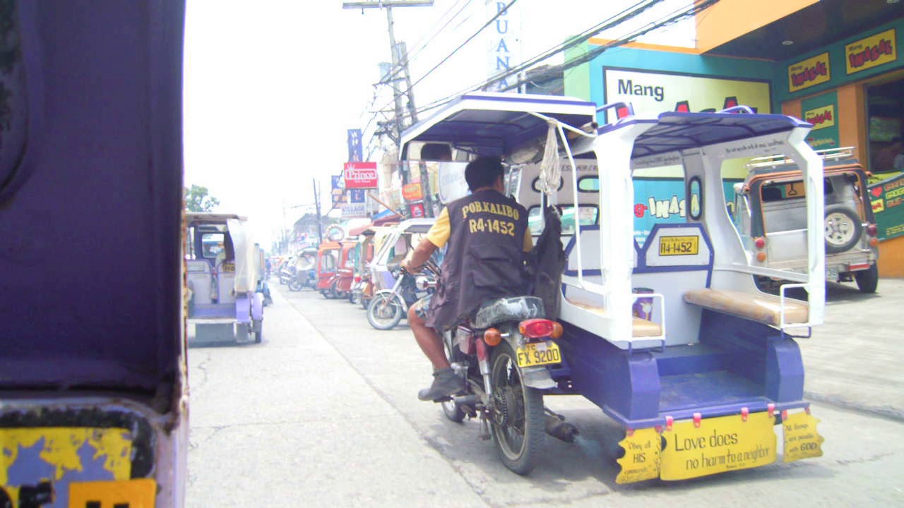Tricycle ride Kalibo, Philippines YouTube