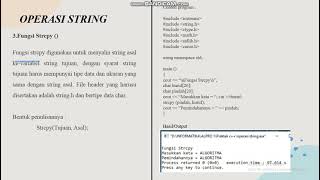 TIPE DATA STRING & OPERASI PADA STRING