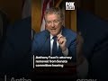 Fauci attorney ejected from Senate hearing during heated exchange