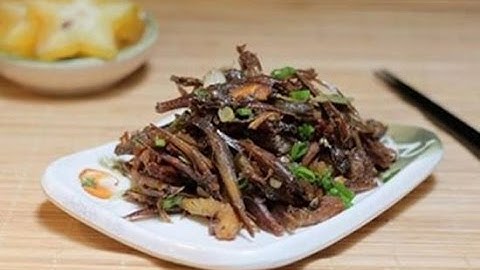 Cá Cơm Khô Kho Khế