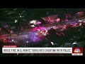 El Monte house fire response interrupted by gunfire, one hospitalized