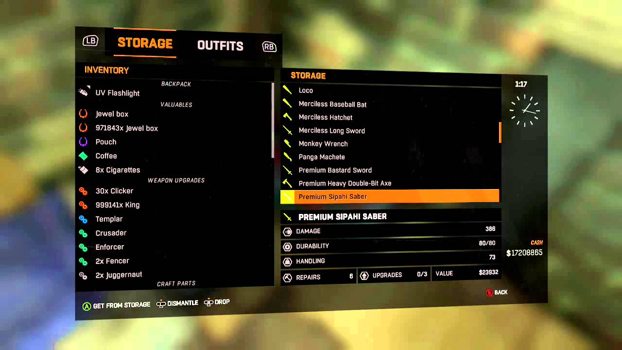 Dying light weapons mod locations - creditsLasi