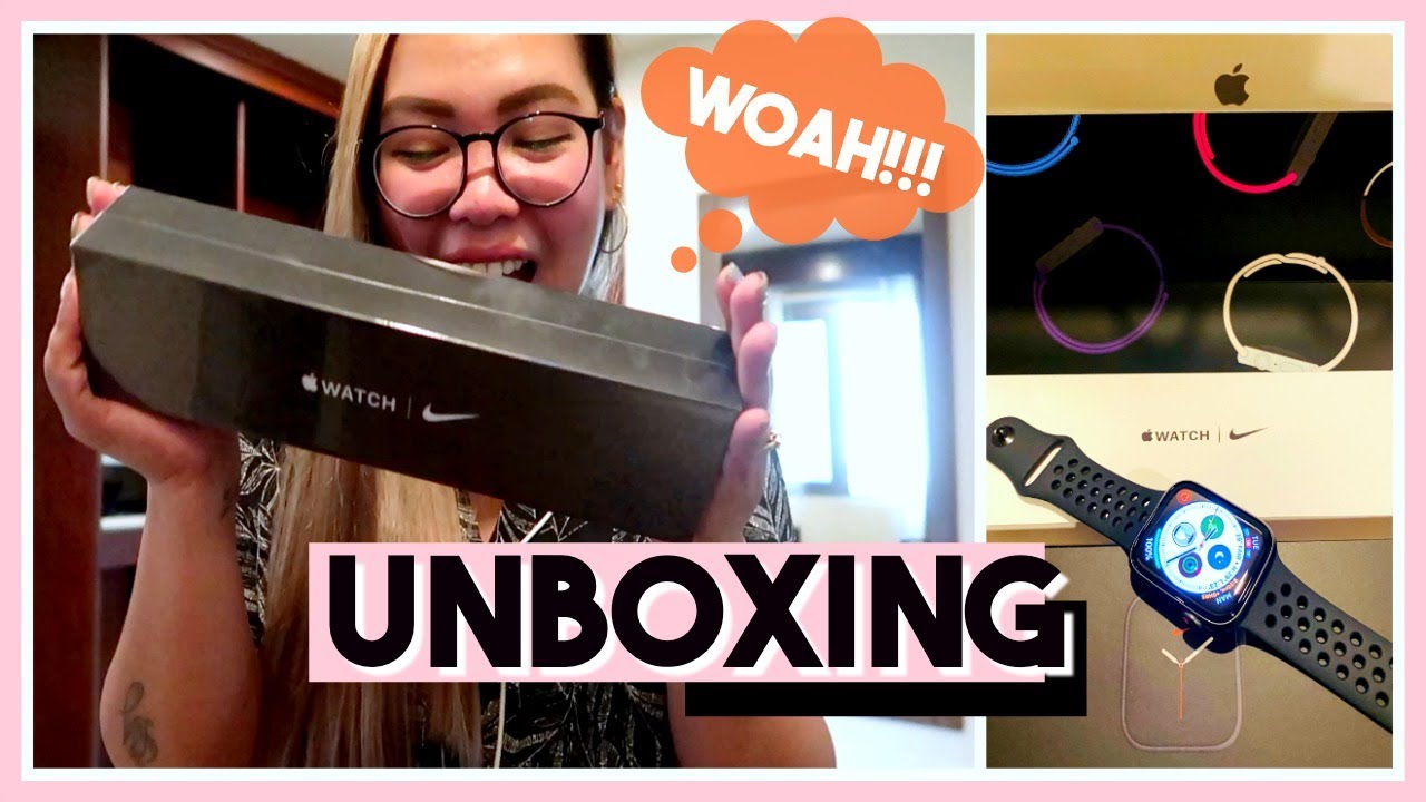 unboxing apple watch series 5 nike