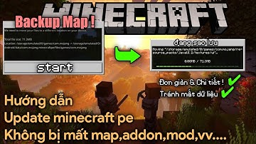 Cách Sao Lưu và Lấy Lại dữ liệu trong Minecraft sau khi cập nhật một cách Chi Tiết