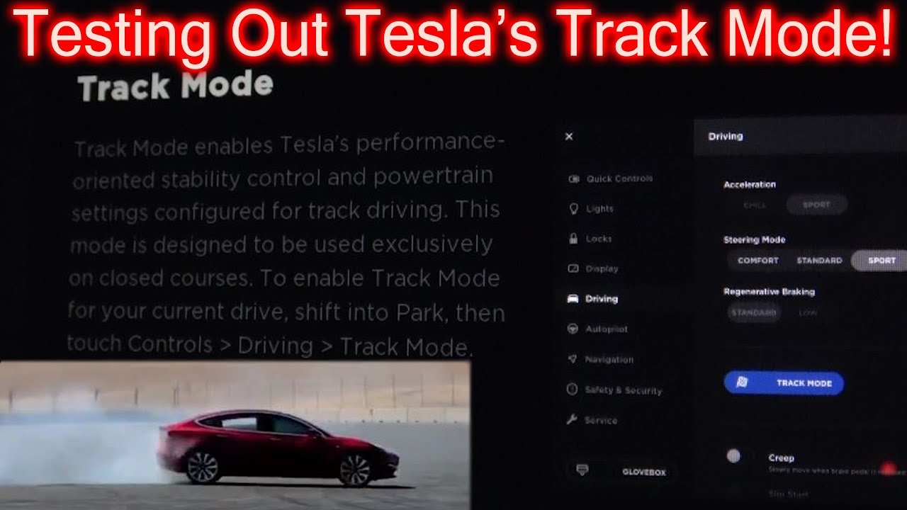 Tesla Launches New Keyfob and Track Mode for Model 3 - Tires