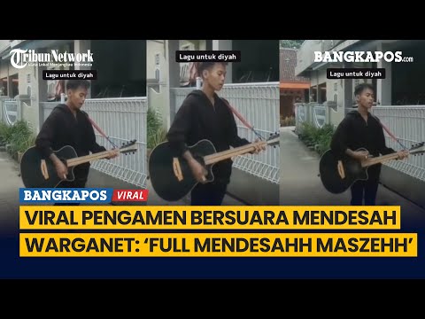 Viral Pengamen Bersuara Mendesah, Warganet: 'Full Mendesahh Maszehh'