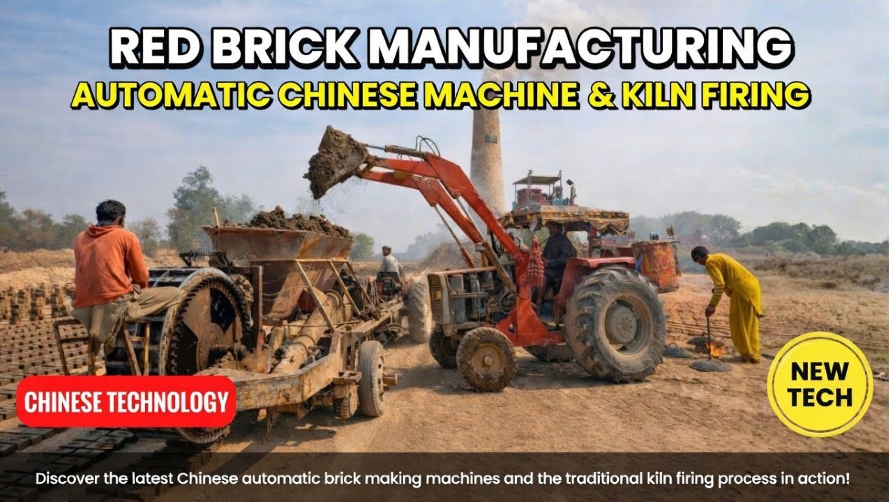 Red Bricks Manufacturing 2026 | Step-by-Step Process in Modern & Traditional Kilns