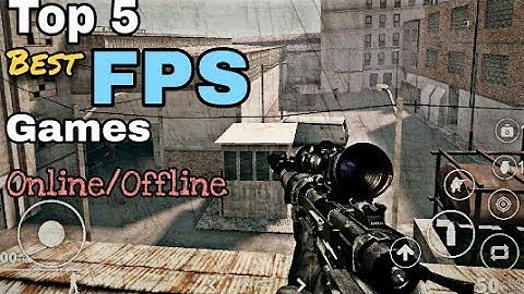 Top 5 best #Fps games for android | best online and offline fps games for android