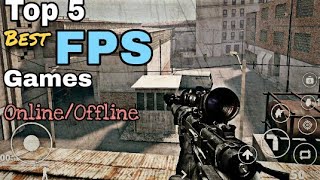 Top 5 best #Fps games for android | best online and offline fps games for android screenshot 3