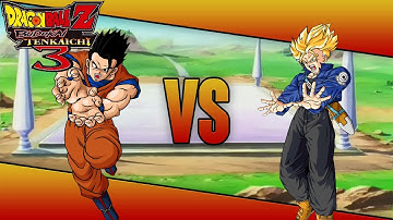 Dragonball Z Budokai Tenkaichi 3 (What If) Ultimate Gohan Vs SSJ Trunks