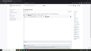 Creating a new page on Miraheze