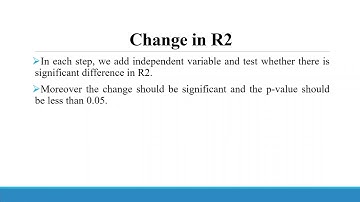 46  Hierarchical Regression Analysis in IBM SPSS    Dr  Dhaval Maheta