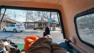 Truck Camping at a Rest Area (For the First Time)