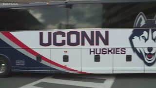 UConn men's basketball team sendoff to March Madness