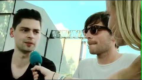 Editors Interview @ Rock Werchter 2010