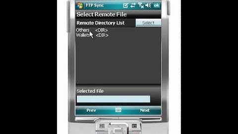 Digitwallet 1.0 for Windows Mobile - FTP wallet synchronization demo