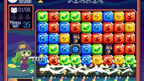 Android Magic Cats - Match 3 Puzzle Gameplay