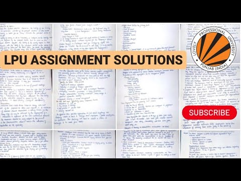 lpu assignment solution