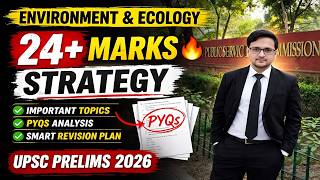 Environment & Ecology Strategy for UPSC Prelims 2026 | Score 24+ Marks with PYQs & Important Topics