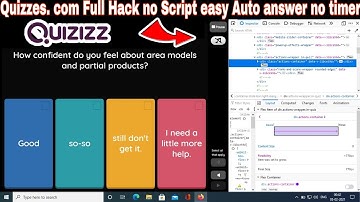 Quizizz Hack Auto Answer 2021 No Timer | Quizizz Hack auto answer 2021