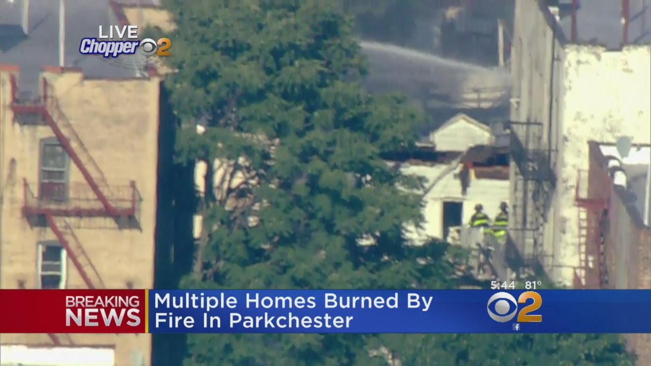 5 Firefighters, 1 Civilian Hurt In Bronx Fire - YouTube