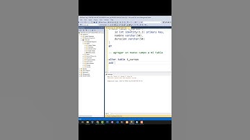 Agregar campos a una tabla existente mediante comandos en SQL Server   #desarrollobackend #sqlserver