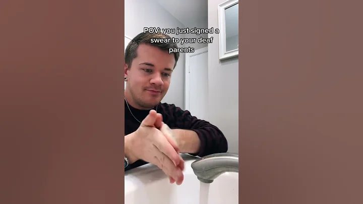 What happens when you swear in a Deaf house  #americansignlanguage #learnasl #CODA #signlanguage