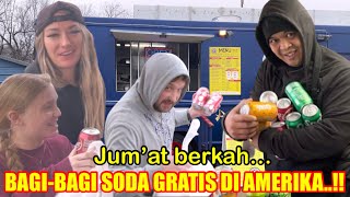 || JUALAN NASI GORENG DI AMERIKA || BAGI-BAGI MINUMAN SODA GRATIS DI AMERIKA..‼️‼️