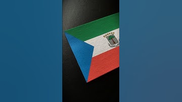 EQUATORIAL GUINEA 🇬🇶 Flag Drawing #africa #flagsdrawing #posca