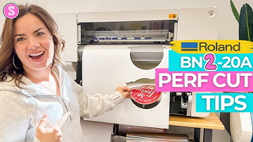 Roland Die Cut-instellingen opgelost! Aanpassen van BN2-20A Perf Cut-instellingen in Flexi Designer