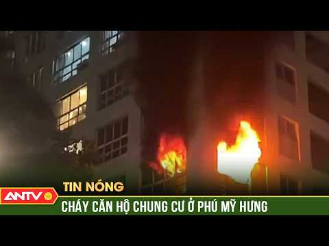 Fierce fire at Phu My Hung apartment complex, residents flee in panic | ANTV
