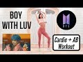 BTS - 'Boy With Luv' CARDIO + AB WORKOUT For Full Body Fat Burn ◆ Emi ◆