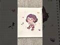Zoey  💗💗 Kpop Demon Hunters Huntrix Sticker Book Kpop Demon Hunters Huntrix Zoey #asmr #zoey #kpop
